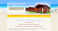 Desktop Screenshot of karmazynowyraj.pl